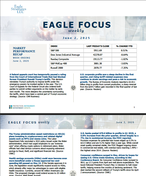 June Eagle Focus Newsletter